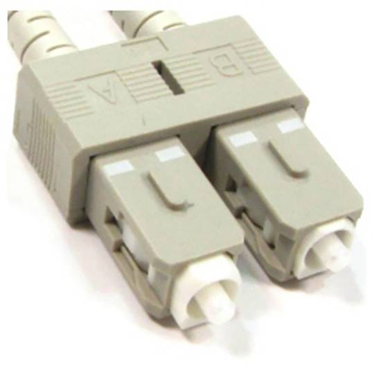 Cable de fibra óptica SC a SC multimode duplex 62.5/125 de 2 m