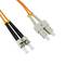 Fiber Optic Cable ST to SC duplex multimode 62.5/125 20 m