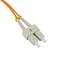 Fiber Optic Cable ST to SC duplex multimode 62.5/125 20 m