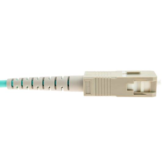 MM4 multimode fiber optic cable MMF simplex 50µm/125µm SC-SC 1m