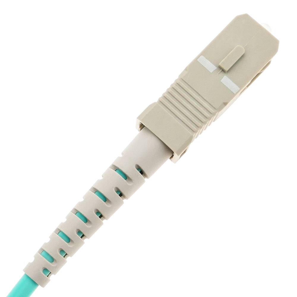 MM4 multimode fiber optic cable MMF simplex 50µm/125µm SC-SC 1m
