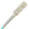 MM4 multimode fiber optic cable MMF simplex 50µm/125µm SC-SC 1m