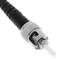 Cable de fibra óptica OM4 multimodo MMF simplex 50µm/125µm ST-ST de 1m
