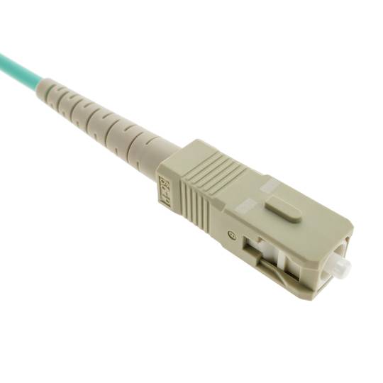 Wielomodowy kabel światłowodowy OM4 MMF simplex 50 µm / 125 µm ST-SC 2m