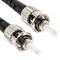 OM4 multimode fiber optic cable MMF duplex 50µm/125µm ST-ST 2m