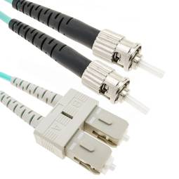 Kabel światłowodowy 3m ST do SC Multimode (MM) Duplex OM4