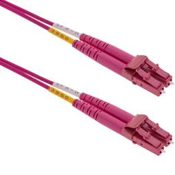 Wielomodowy kabel światłowodowy OM4 MMF dupleks 50 µm / 125 µm LC-UPC 3m