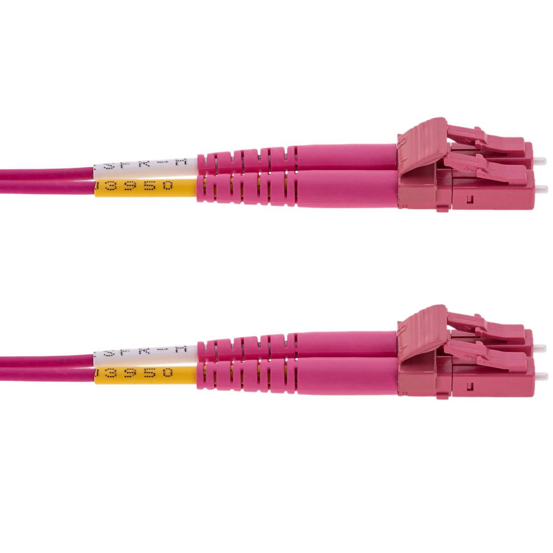 Cable de fibra óptica OM4 multimodo MMF duplex 50µm/125µm LC-UPC de 3m