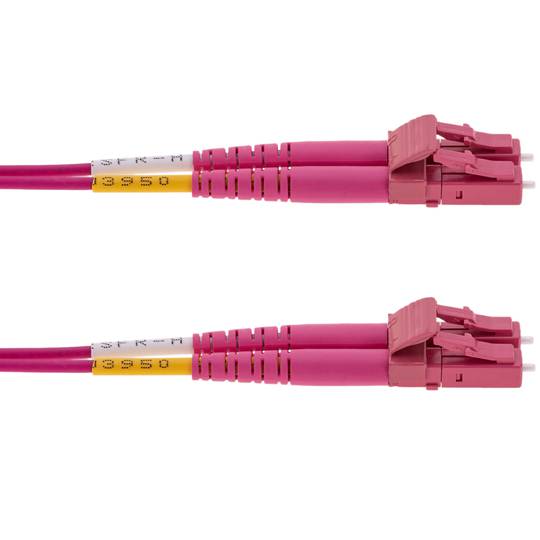 Cable de fibra óptica OM4 multimodo MMF duplex 50µm/125µm LC-UPC de 3m