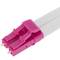 Cable de fibra òptica OM4 multimode MMF dúplex 50µm/125µm LC-ST de 2m
