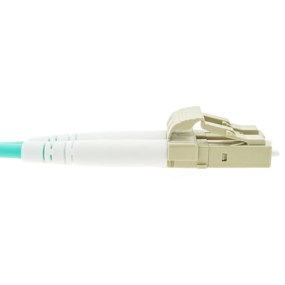 Cable de fibra òptica OM4 multimode MMF dúplex 50µm/125µm LC-ST de 15m