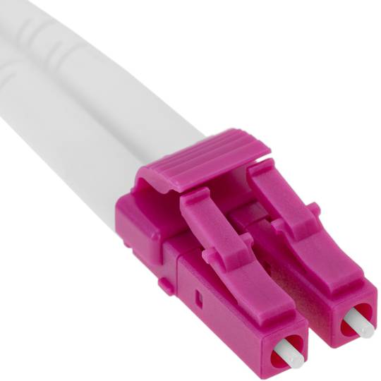 Multimode OM4 glasvezelkabel MMF duplex 50µm / 125µm LC/UPC-SC/UPC 1m