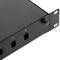 Zwart 1U glasvezelpatchpaneel met 12 SC Simplex of 12 LC duplex