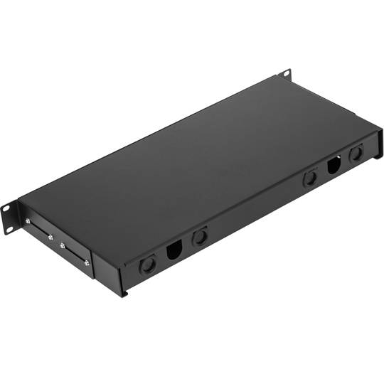 Tableau de connexions fibre optique 1U noir avec 24 SC Simplex ou 24 LC duplex