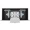 24 ST Zwart 1U glasvezel patchpaneel