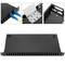 Patch Panel de fibra óptica 1U negro de 24 SC duplex