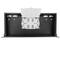 Patch Panel de fibra óptica 1U negro de 24 SC duplex