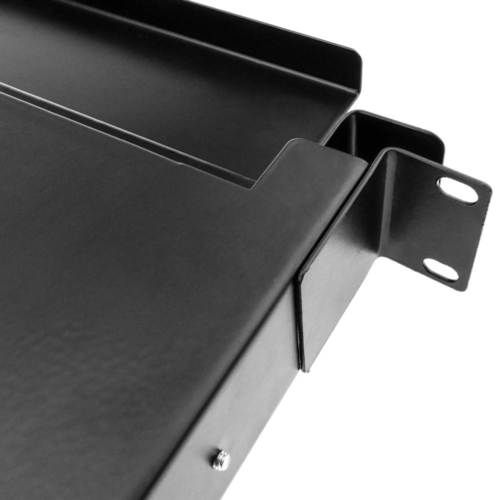 Painel de remendo de 1U preto fibra pull-out 12 SC