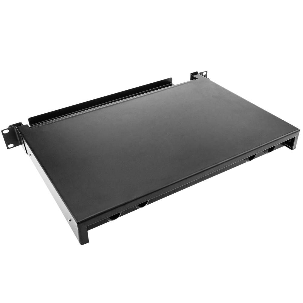 Painel de remendo de 1U preto fibra pull-out 12 SC