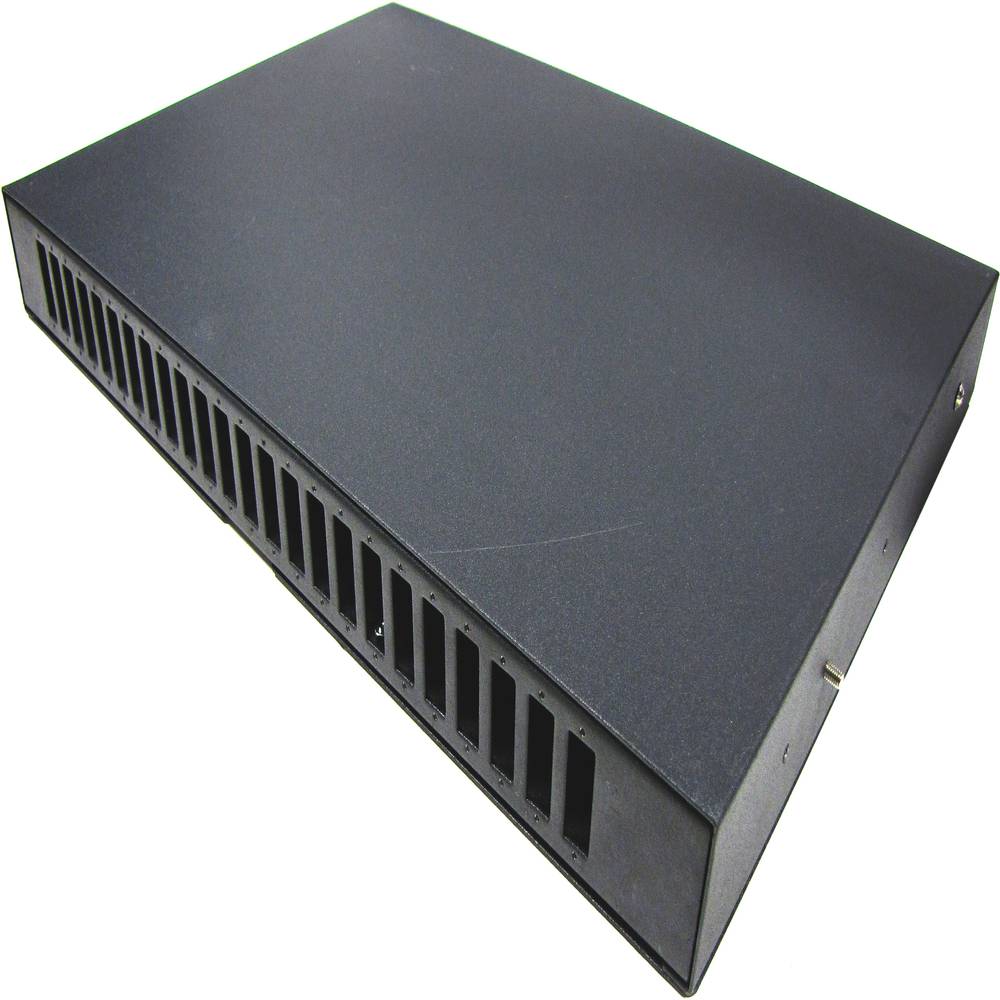 Brassage en fibre optique 1U jury 24 SC duplex amovible noire