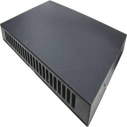 Painel de remendo de 1U preto fibra pull-out 24 duplex SC