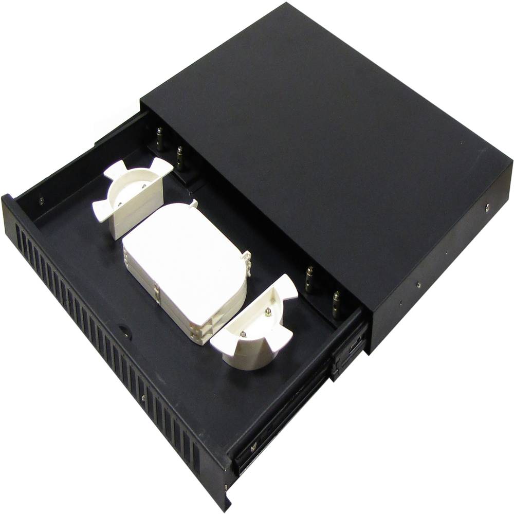 Brassage en fibre optique 1U jury 24 SC duplex amovible noire
