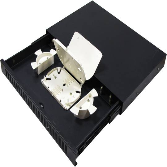 Brassage en fibre optique 1U jury 24 SC duplex amovible noire