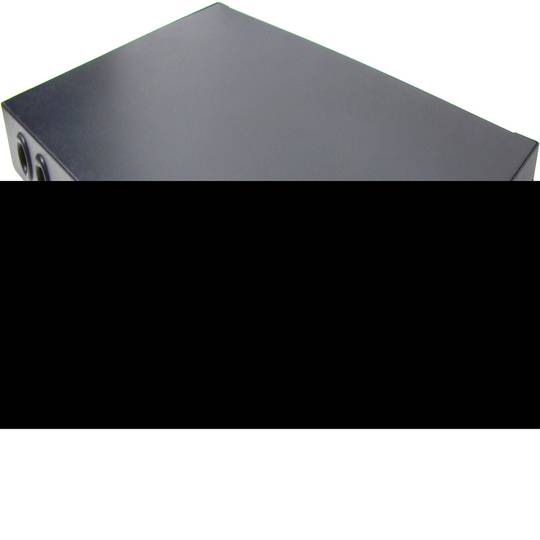 Brassage en fibre optique 1U jury 24 SC duplex amovible noire