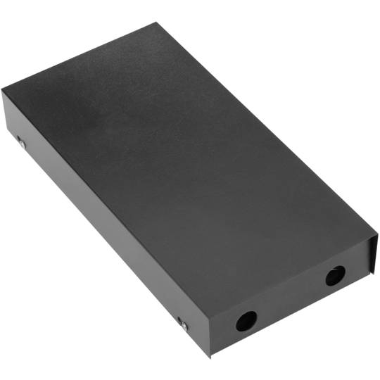 Caixa de terminals de fibra òptica metàl.lica negre de 8 SC