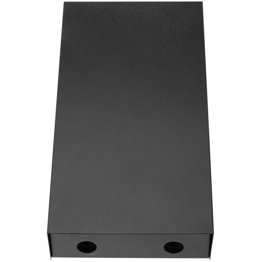 Caixa de terminals de fibra òptica metàl.lica negre de 8 SC