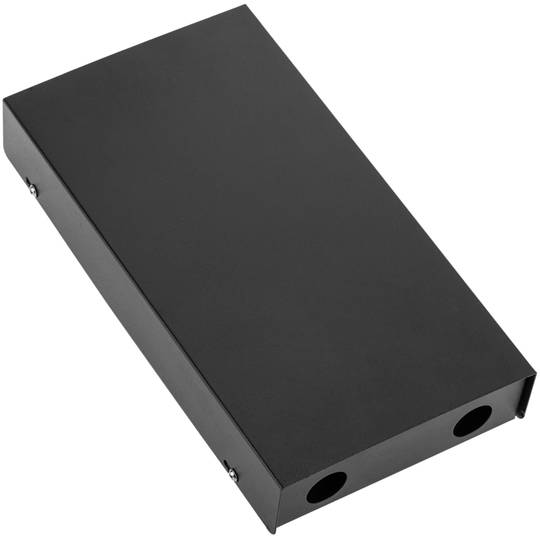 Caixa de terminals de fibra òptica metàl.lica negre de 8 ST