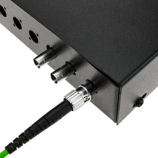 Scatola metallica nero da terminale fibra ottica 8 porte FC