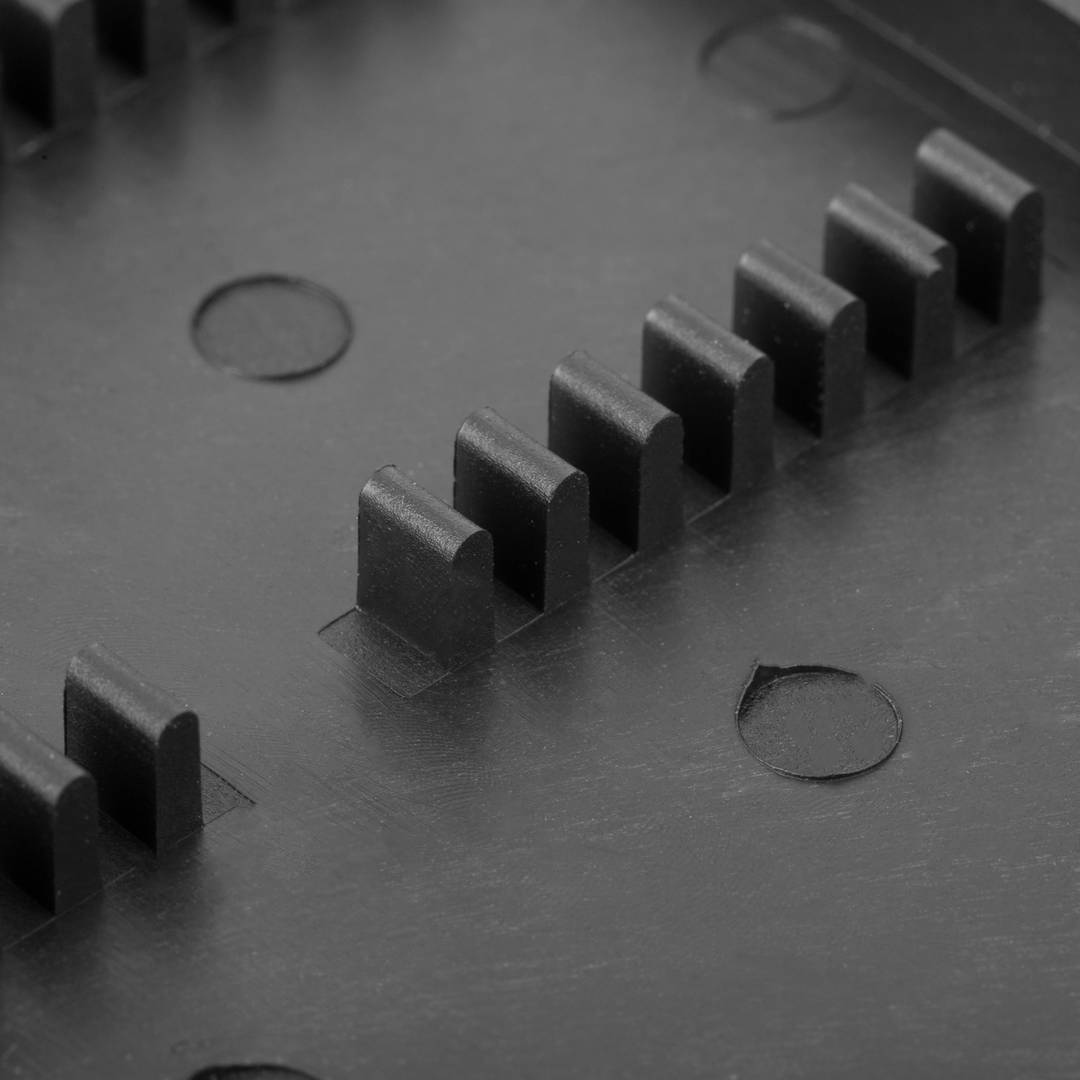 12 SC zwart metalen vezeloptische aansluitdoos