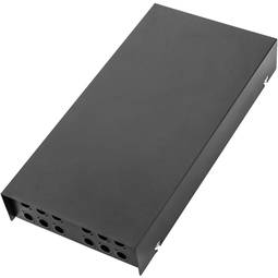 Caixa de terminals de fibra òptica metàl·lica negre de 12 FC