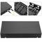 12 FC black metallic fiber optic terminal box