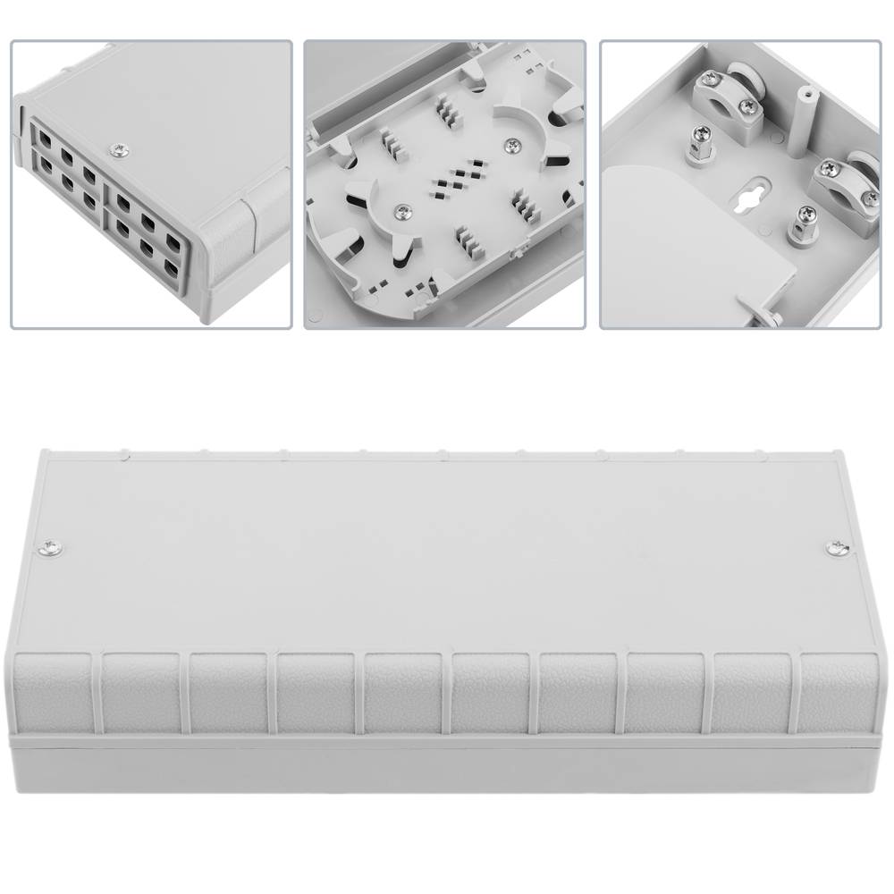 Caixa de terminals de fibra òptica plàstic beix de 12 ST