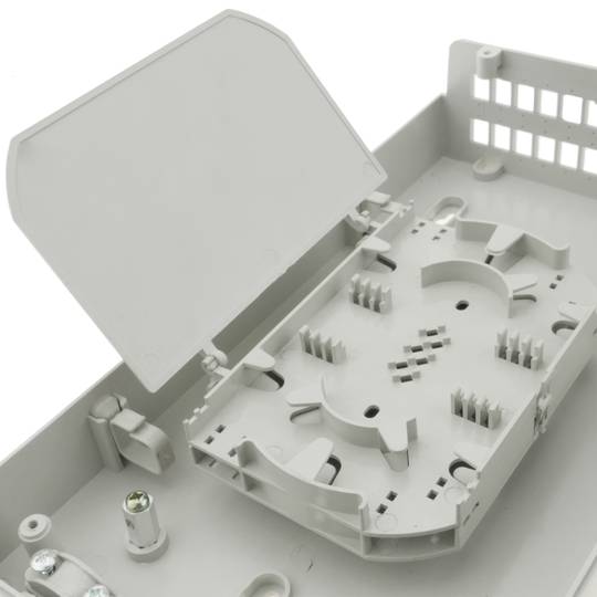 Caixa de terminals de connexió de fibra òptica de plàstic beix de 24 ports SC