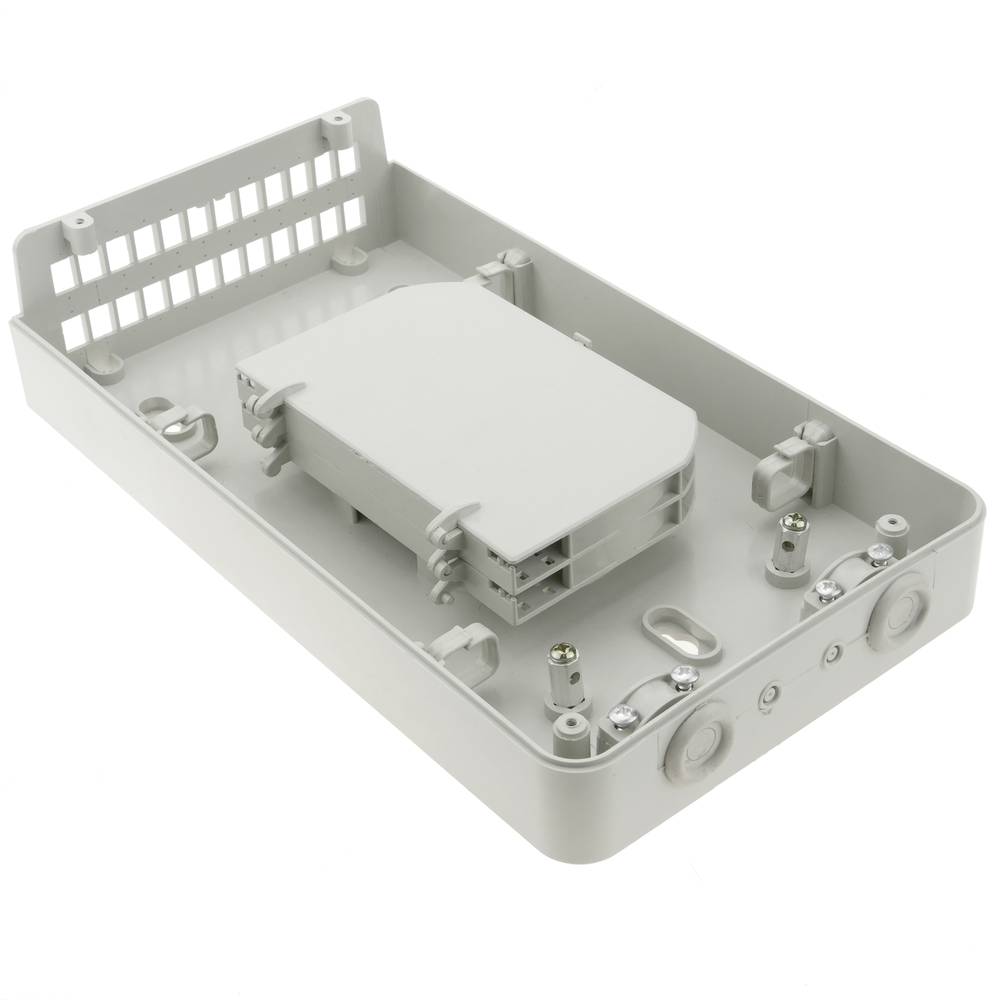 Caixa de terminals de connexió de fibra òptica de plàstic beix de 24 ports SC