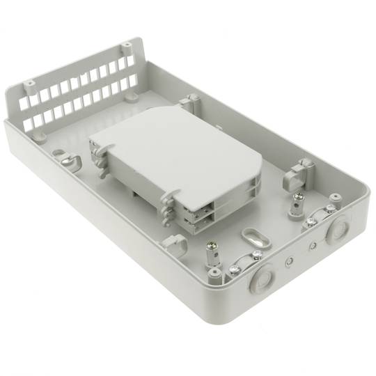 Caixa de terminals de connexió de fibra òptica de plàstic beix de 24 ports SC