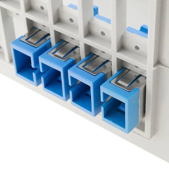 Caixa de terminals de connexió de fibra òptica de plàstic beix de 24 ports SC