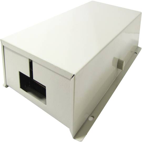 Fiber optic distribution box beige metallic type 3 24-FO