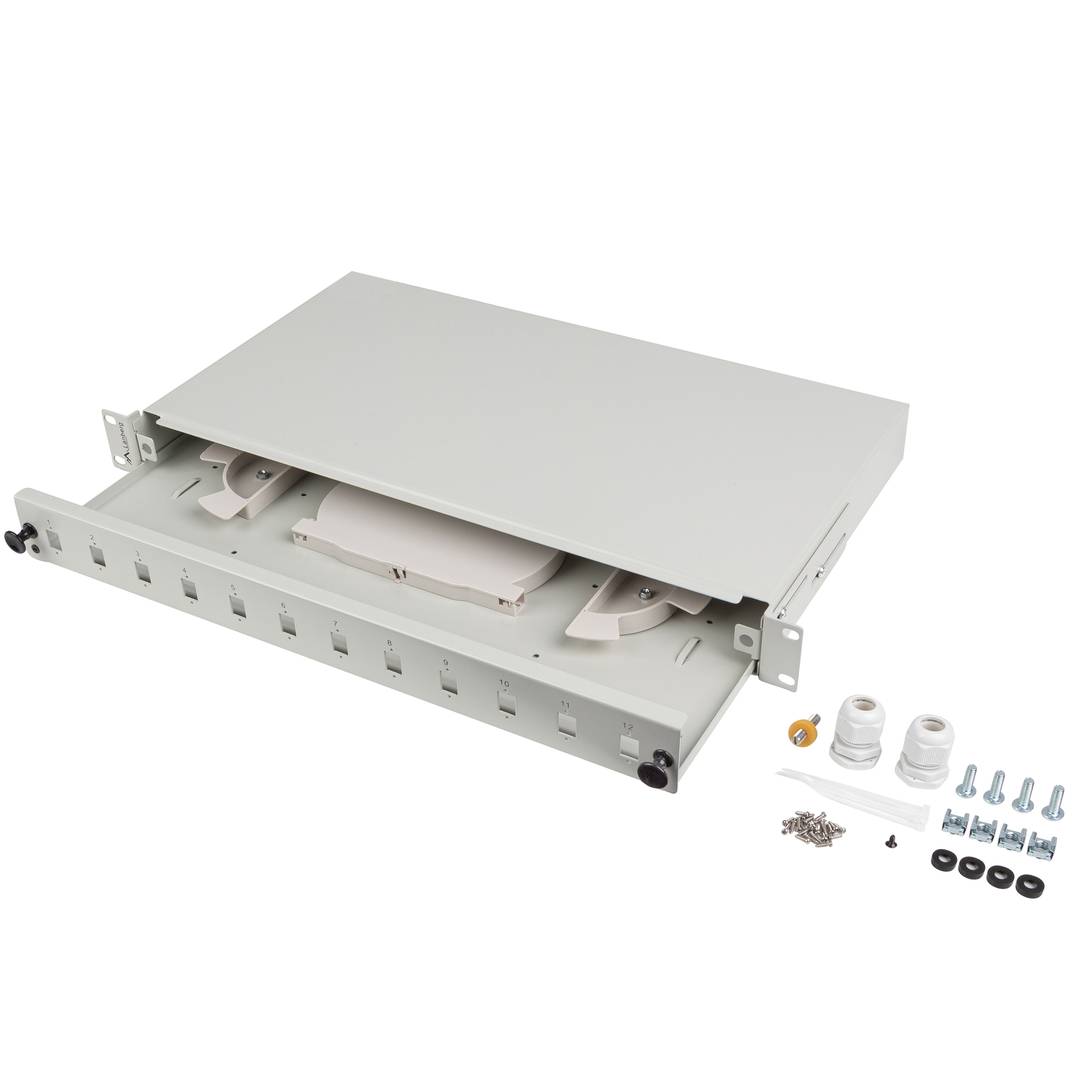 Patch panel branco para rack 19