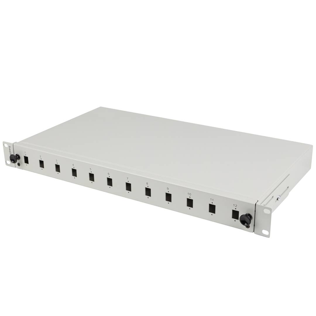 Patch panel branco para rack 19