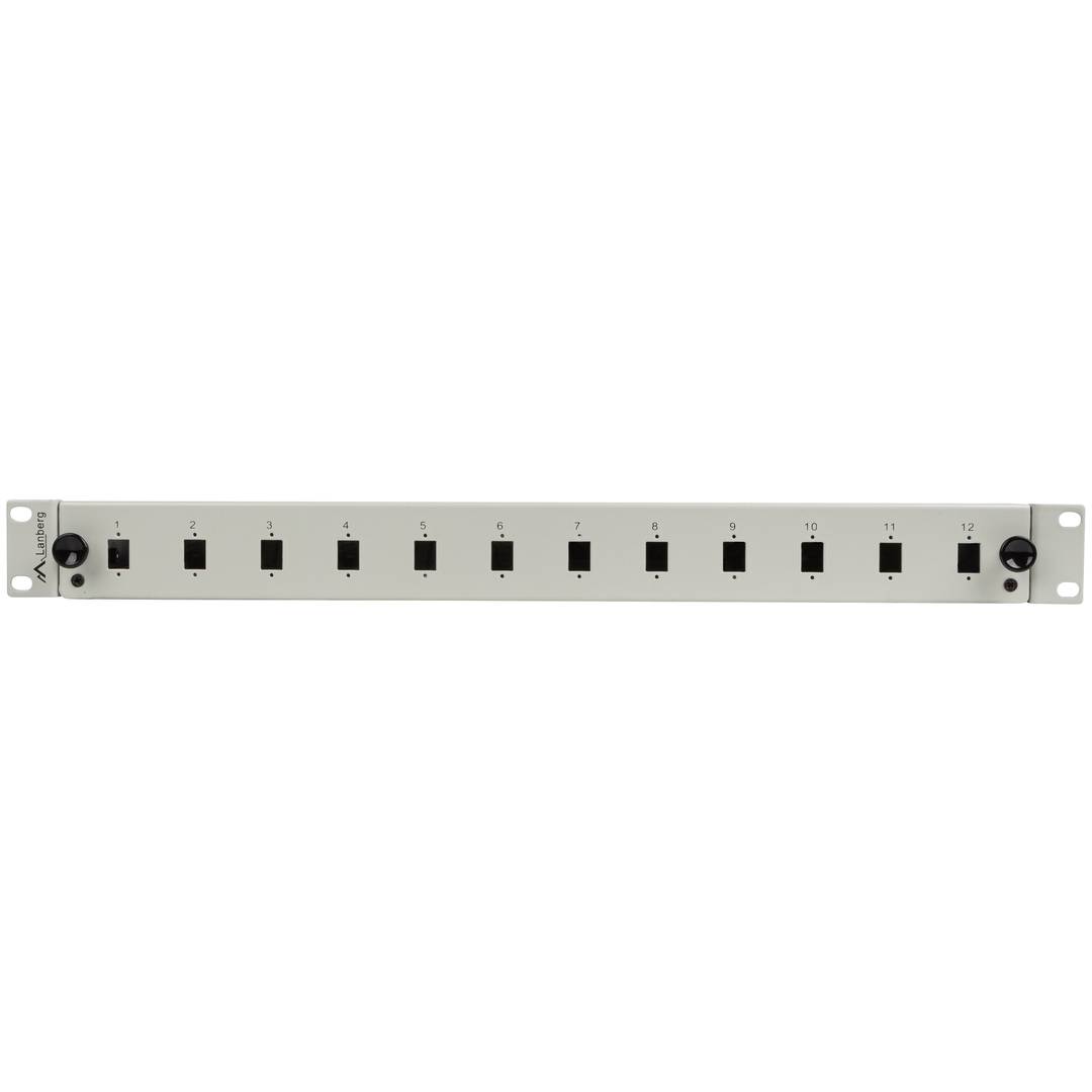 Patch panel branco para rack 19