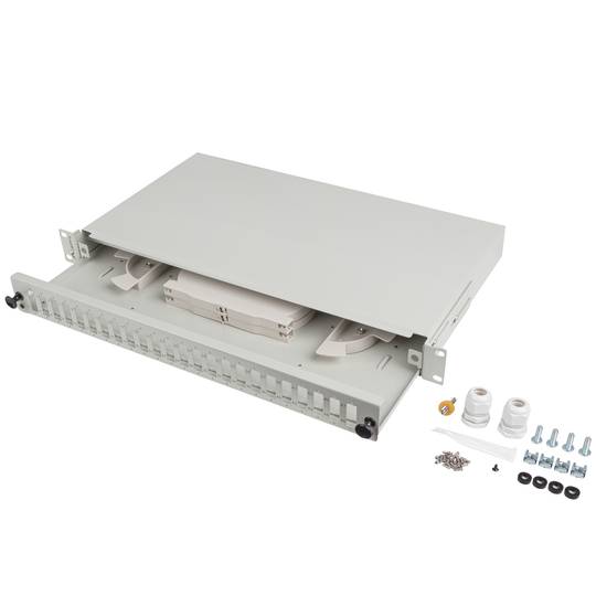 Patch panell blanc per a rack 19