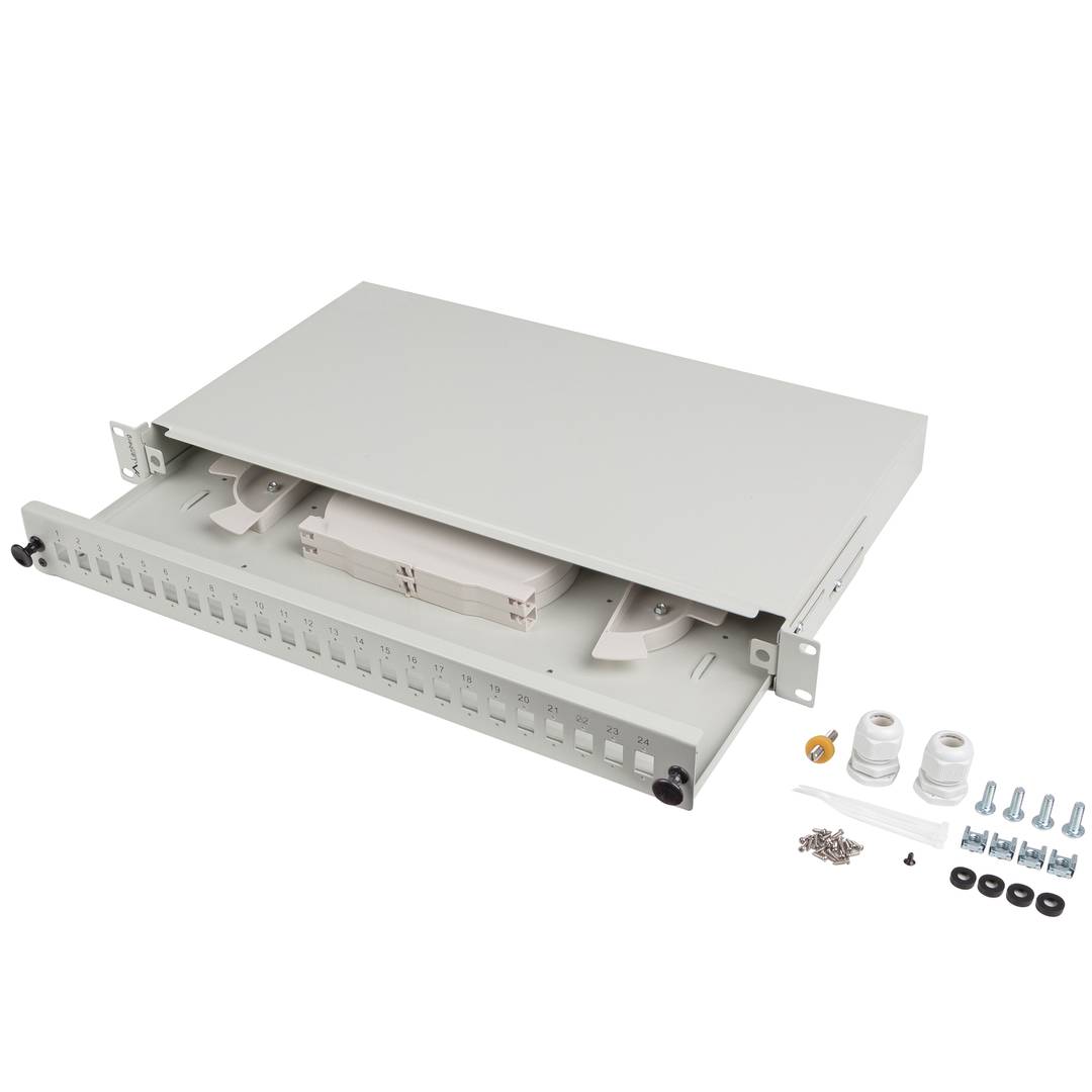 Patch panel branco para rack 19