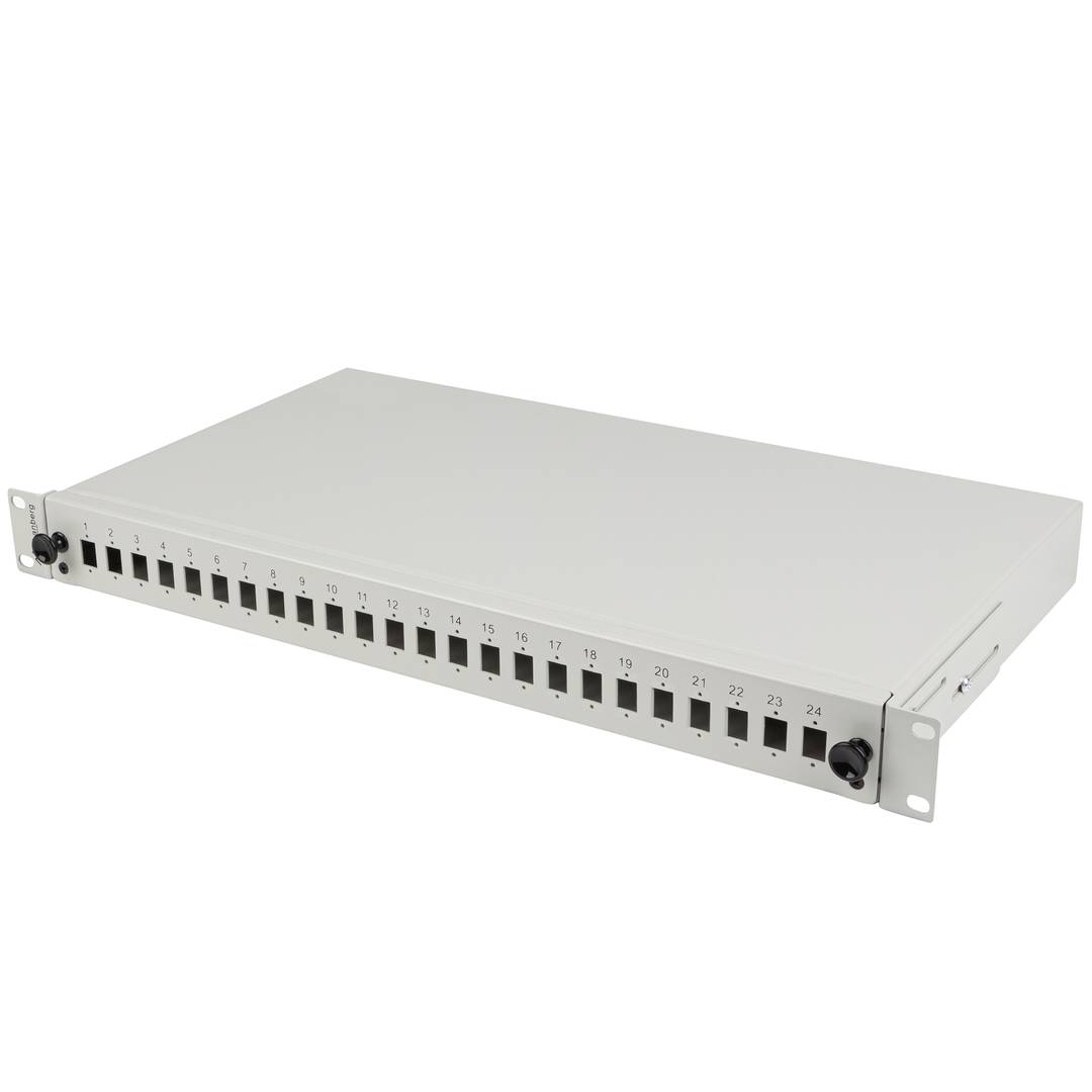 Patch panel branco para rack 19