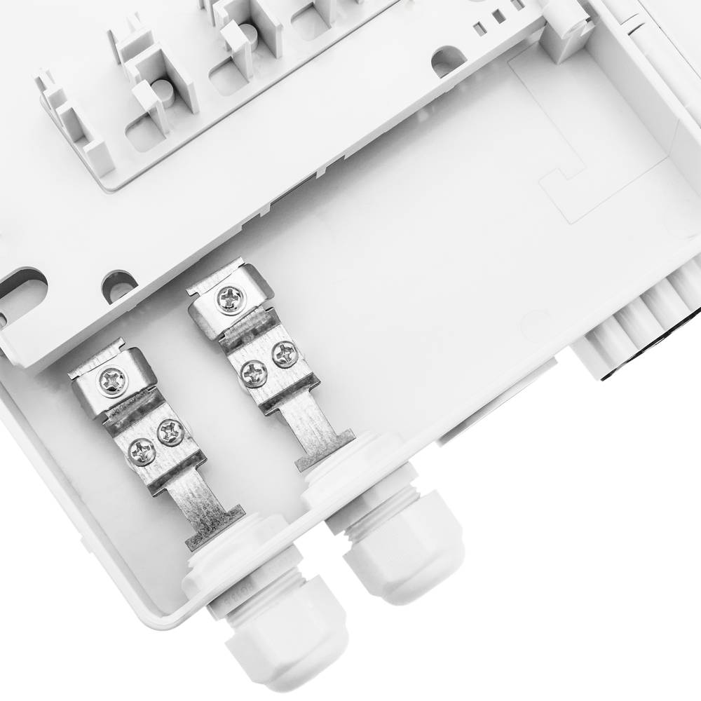 Caixa de ligação para 8-port fibra óptica IP69