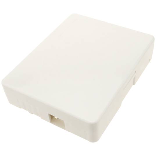 Caja de conexiones para fibra óptica de 2 puertos LC SC con ordenador de fibras