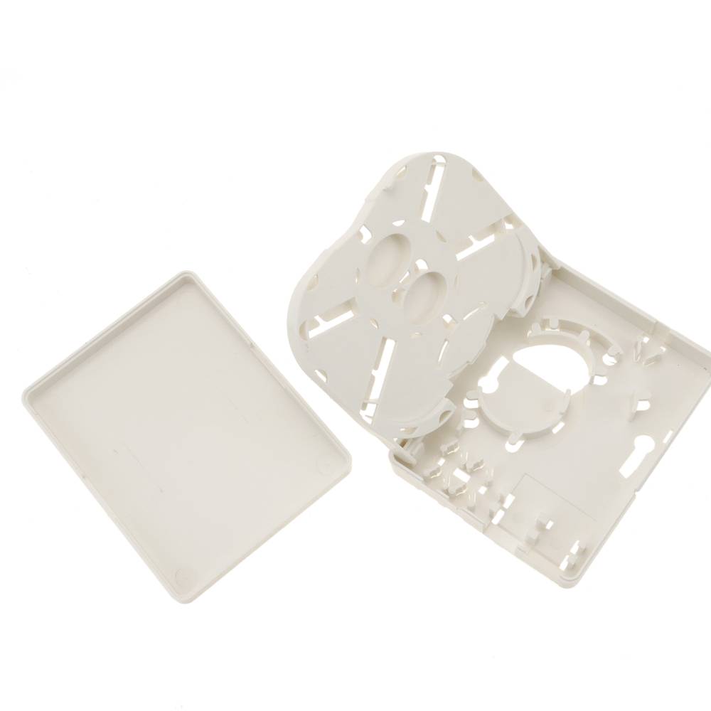 Caja de conexiones para fibra óptica de 2 puertos LC SC con ordenador de fibras